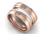 Vestuviniai žiedai "Klasika-5" 5